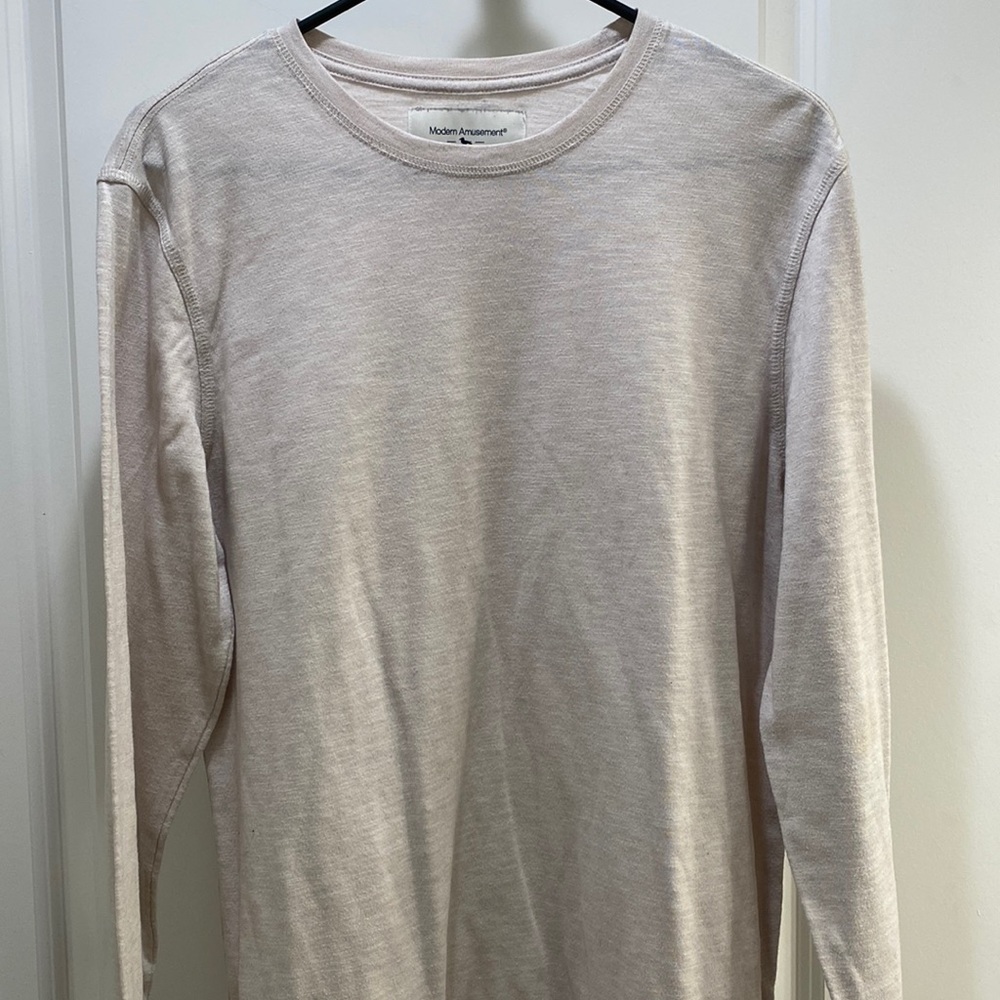 Modern Amusement Cream Long Sleeve (Medium)